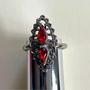 Vintage Red Vogue Ring